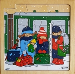 Waiting for a Train - Layered Jigsaw