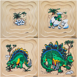 746: LAYERED DINOSAURS PUZZLE