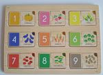 Counting Vegetables Wooden Puzzle