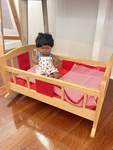 Miniland Doll and Rocking Cradle