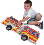A31: Giant Fire Truck Floor Puzzle 