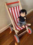Miniland Doll and Buggy