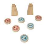 Wooden Rollers Bowling Set