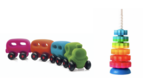 Fat Brain Toys - Spin Again and Rubbabu Train