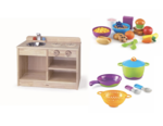 Wooden Kitchen and Play Set