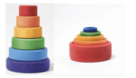 Grimms Conical Tower and Stacking Bowls 