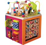 Zany Zoo Wooden Activity Cube 