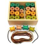 D86: Wooden Cotton Reels