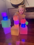Glowing Sensory Blocks – 12 pieces