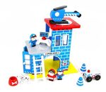 Toy land Wooden Police station 