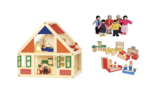 VIGA doll house and family