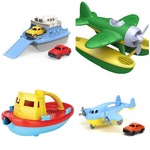 H194: Green Toys Plane, Boat & Car Set