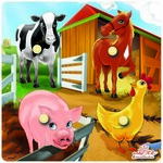 Farm Animal knob Puzzle