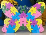 A115: Wooden butterfly puzzle