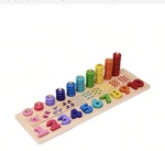A53: Wooden Stack & count Learning Set