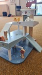 Wooden car garage