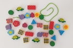 Wooden Lacing Beads