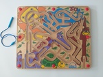 Magnetic Marble Wooden Maze