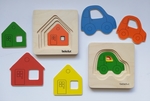 Car and House Layer Puzzles