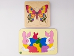 Butterfly and Bunnies Puzzles