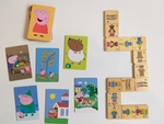 Peppa Pig Memory Cards and Bananas in PJ's Dominoes