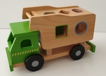 Wooden Truck Shape Sorter