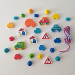 Speed Racer Threading Beads