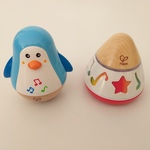 Penguin Musical Wobbler and Rotating Music Box