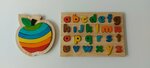 Alphabet and Apple Puzzles