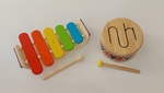 Wooden Drum and Xylophone