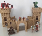 Dragon, Knight & Fairy Castle