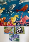 Sea Floor Puzzle and Animal Puzzles