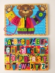 Alphabet and Teddy Bear Dress Up Puzzles