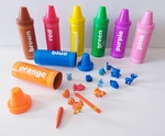Rainbow Sorting Crayons