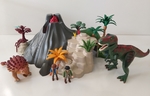 Playmobil: Volcano with Tyrannosaurus and Brachiosaurus