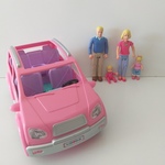 Pink Family Car