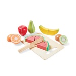 Wooden Fruit Cutting Set