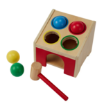 CO43: Wooden Hammer Pound Cube