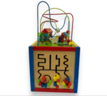 Wooden Zoo Activity Cube
