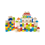 Colourful Alphabet Wooden Building Blocks