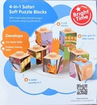 4-in-1 Safari Soft Puzzle Blocks
