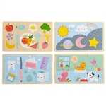 P116: Wooden Puzzles Set of 4 