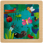 Wooden Puzzle: Insects