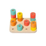 B58: Wooden Stacking Peg Board
