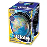 2-in-1 Globe: Earth & Constellations