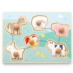 Farm Animals Peg Puzzle