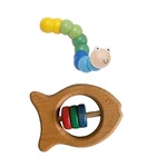 Fish Rattle + Wooden Worm