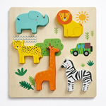Wooden Puzzle: Safari Animals