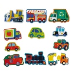 Let's Begin Puzzles 2pc - Vehicles