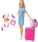Barbie Travel Doll Set